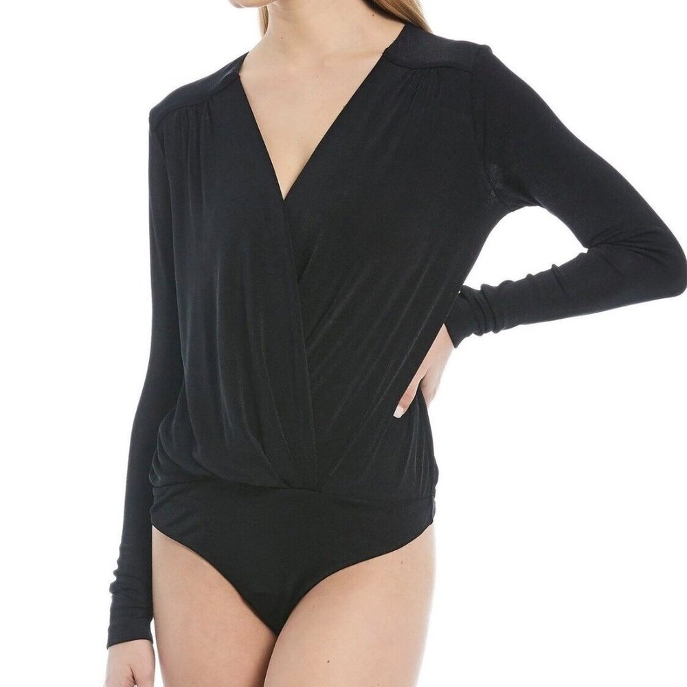NWT Free People Turnt Bodysuit in Under The Trees Deep Green Women's Size M